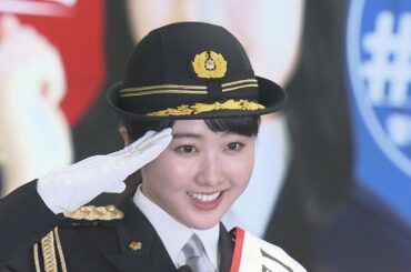 110番「正しい利用を」 本田望結さん一日本部長