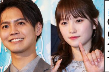川栄李奈、GENERATIONS片寄涼太とのコーラス「嫌だった」　伊藤健太郎は2人の“ラブラブ”に嫉妬？　　劇場版アニメ「きみと、波にのれたら」完成披露舞台あいさつ