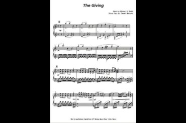 The Giving （本田真凛SP曲 piano solo score）