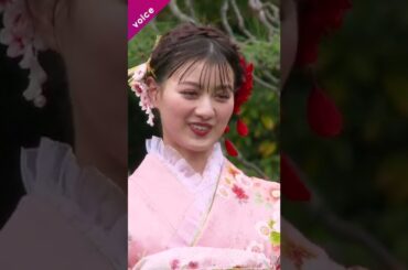 鶴嶋乃愛、永遠のテーマカラー・ピンク色の振袖で：オスカープロモーション2023年新春晴れ着撮影会