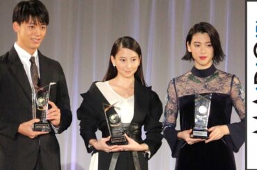 竹内涼真、好印象ヘアの評価に照れ笑い　河北麻友子＆三吉彩花はヘアケア語る　「ベストスタイリングアワード2016」