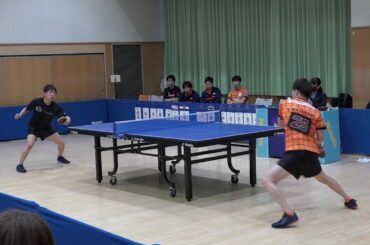 【第2試合】丹羽孝希 vs 渡辺裕介｜ケアリッツ・アンド・パートナーズ 対 協和キリン｜2023年度タクシンスポーツ前期日本卓球リーグ滋賀大会 ホームマッチ