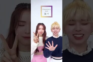 NiziU "Maya x Riku chemistry test" NiziU tok