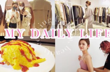 【VLOG】ニコルの展示会に遊びに行ったよ♡/撮影/マツパ/料理/私の日常~♪