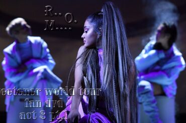 ariana grande - sweetener world tour (act 3 pt.1) DVD