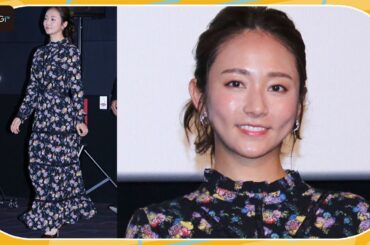 木村文乃、マキシ丈のワンピをエレガントに　キラキラストラップがキラリ
