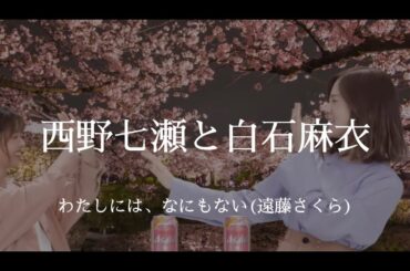 西野七瀬と白石麻衣