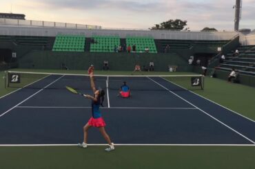 【SF/2nd&3rd】上唯希/大矢希(早大) 対 中沢夏帆/高橋玲奈(亜大) 2018 インカレ 女子ダブルス 準決勝 2nd&10pointタイブレーク