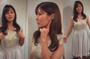 堤礼実アナの衣装紹介が可愛いすぎ！