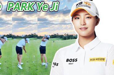 PARK Ye Ji パク・イェジ 韓国の女子ゴルフ スローモーションスイング!!!