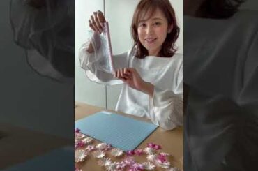 20210417 tiktok 久慈暁子 手作りポーチ