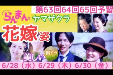 【らんまん】朝ドラ NHK 第13週 ヤマザクラ 第63回 第64回 第65回 予習 寿恵子の花嫁姿！主な出演者 神木隆之介，浜辺美波，志尊淳，佐久間由衣，菅原大吉，牧瀬里穂，奥田瑛二，松坂慶子