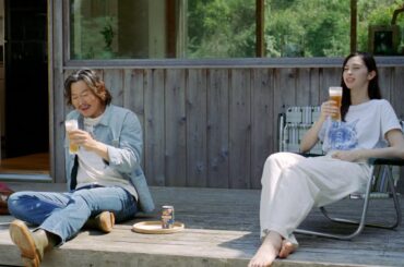 キリン一番搾り 糖質ゼロ　豊川悦司　中条あやみ　庭仕事のあと篇