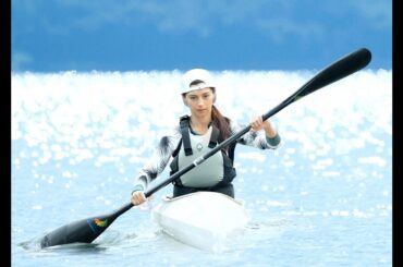 中条あやみ、りりしい姿で“プロ顔負け”のパドルさばきを披露！