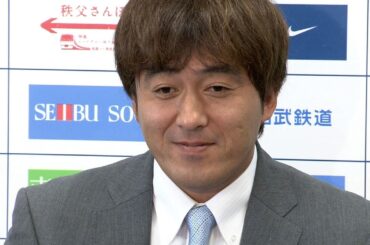 石井が引退を表明 らしさ全開、笑いに包まれた会見に 2013.09.24 L-E