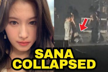 SANA COLLAPSES ON STAGE DURING A RECENT CONCERT, WORRYING NETIZENS 💬