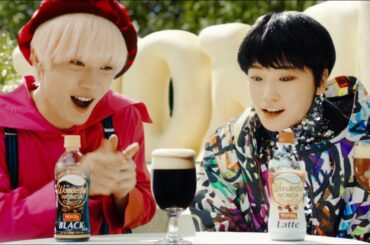 神木隆之介&川栄李奈が原宿系からモード系までキャラ熱演／アサヒ飲料WONDA CM『泡のコーヒー編』