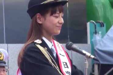 西内まりや 一日警察署長/渋谷駅前広場