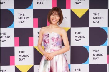 D58- 【THE MUSIC DAY】瀧本美織、デコルテラインを大胆に 『風立ちぬ』主題歌「ひこうき雲」披露「大好きな歌」