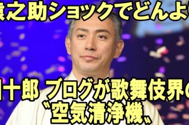 【海老蔵改め市川團十郎白猿】【空気清浄機】【香川照之】【市川中車】猿之助逮捕でどんより…市川團十郎 ブレないブログが歌舞伎界の〝空気清浄機〟に
