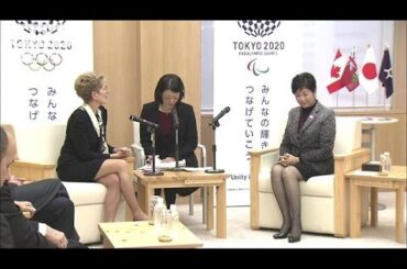 小池知事とカナダ州首相　“初の女性”同士で会談(16/12/01)
