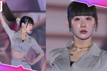 ゆりにゃ、初ランウェイで"骨格ウォニョン"で話題のスタイルを生披露✨ミニ丈パンツで美脚際立つ💓【関西コレクション 2023 S／S】