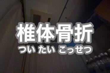 圧迫骨折しているようです。