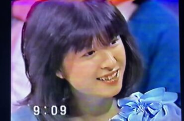 『大きな森の小さなお家』『ヤング・ボーイ』『愛してます』河合奈保子さん🍏🍎🍏モーニングジ〇〇ボ生放送〜お母様と妹由佳里さんとご一緒ゲスト出演🐠1980夏▶︎秋🍁