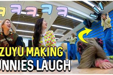 Twice Tzuyu Making Her Unnies Laugh