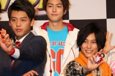 【仮面ライダー】鎧武・佐野岳、ドライブ・竹内涼真が登場！映画「仮面ライダー×仮面ライダー ドライブ＆鎧武MOVIE大戦フルスロットル」完成披露イベント1　#Kamen Rider