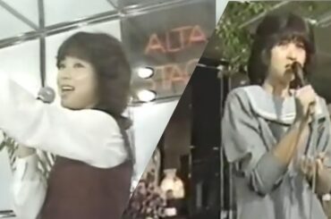 松田聖子  風は秋色 / 風立ちぬ  薄化粧と地味な服装でも一目でスーパーアイドルだとわかる!?   一般人とは違う何か特別なオーラを纏っている聖子ちゃん