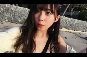 NMB48 薮下柊（しゅう）の胸元がセクシー@タイ