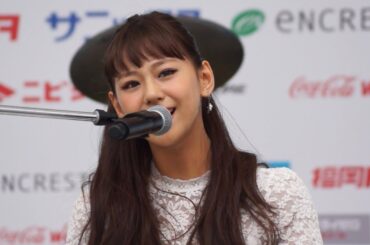 西内まりや 4thシングル「Save me」リリースイベント in 福岡マラソン2015EXPO 前半