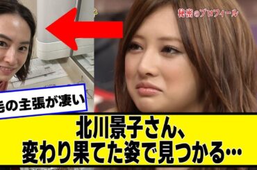 北川景子さん、変わり果てた姿で見つかる…【なんJ２chネットの反応】