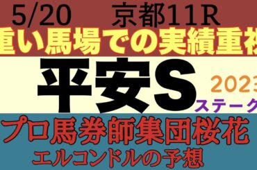 プロ馬券師集団桜花エルコンドル氏の平安ステークス2023予想！！改修後の京都競馬場は時計のかかるパワーのいる馬場の印象！となると力のいる馬場での経験実績が問われる？！