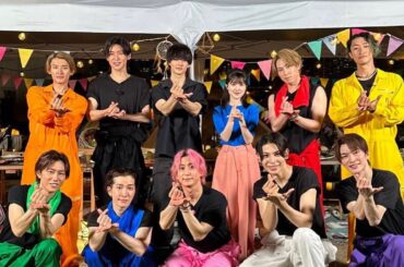 Snow Man・目黒蓮らが佐野勇斗&福本莉子と「それスノ」でトリリオンポーズ！お揃いポーズで可愛いが大渋滞