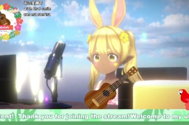 【#healing】 Let's practice ukulele together! Your lullaby before bed.・0724