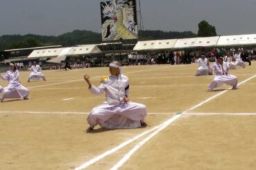 池田学園（鹿児島）　第１９回体育祭　白軍応援団！　20090614