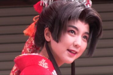 2017松山大名行列の真野恵里菜がお姫様役