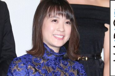 北乃きい、透け感たっぷり青の総レースドレスで大人っぽく　映画「TAP -THE LAST SHOW-」初日舞台あいさつ1