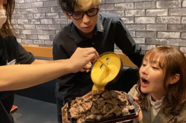 てんちむと悪魔のW肉チーズタワー食べ放題したら天てれトークに花が咲いてまさかのテレビ戦士で同窓会決定にww
