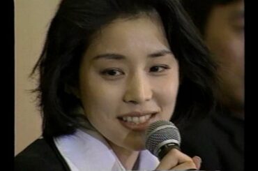 不機嫌じゃない石田ゆり子「記者会見」