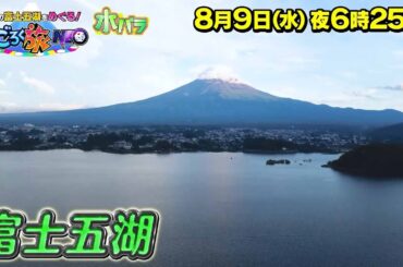 【予告】水バラ　夏の富士五湖をめぐる！すごろく旅ＮＥＯ　バス＆鉄道で大月～河口湖へ