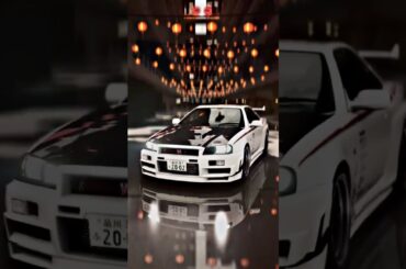 Skyline GTR R34😍4K Quality #cars #4k #skyline #gtr34 #gtr #shorts #nissan #trending #carhub #jdm