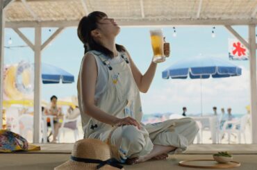 ザ・プレミアム・モルツ 『週末のごほうび・すず登場（ごほうびだー）』 6秒 広瀬すず サントリー CM