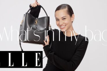 【水原希子】愛用バッグの中身を公開！ 世界各地での思い出が詰まった、個性豊かな私物とは？｜What's in my bag｜ ELLE Japan