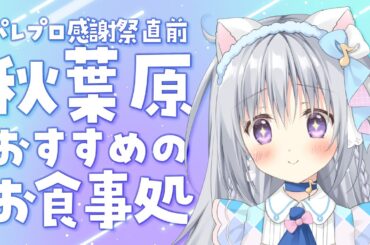 【お食事処紹介】#パレプロ感謝祭2023 直前！秋葉原のごはん屋さん🍚🍜🥞【#パレプロ #香鳴ハノン】