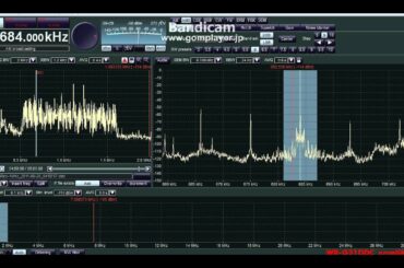 684kHz IBC岩手放送(JODF_5kw) NHK長崎第１(JOAG_5kw) 2011 Sep 25 2000UTC