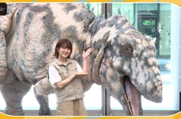 元乃木坂46樋口日奈、大型恐竜襲来に大慌て!?　高橋ヒロムが迫力のバトル！ 「DINO SAFARI GIGANT」ギガノトサウルスお披露目記者発表会