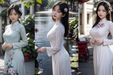 AI美女6 - №35「体のラインがわかる♡ベトナムのアオザイ美乳少女」SP